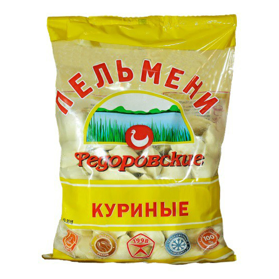 

Пельмени Федоровские Куриные замороженные 850 г