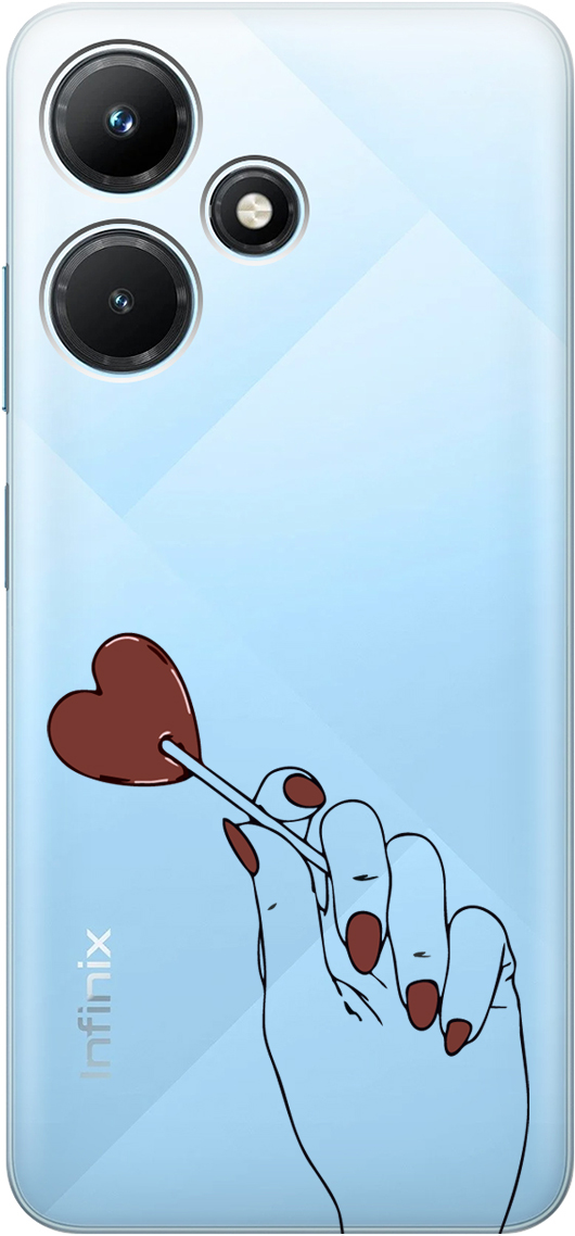 

Чехаол на Infinix Hot 30i "Heartbreaker" прозрачный, Прозрачный;красный;коричневый;черный, 159410