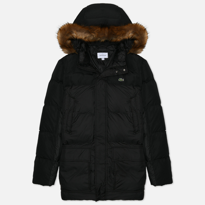 

Мужская куртка парка Lacoste Detachable Hooded Waterproof Coat чёрный, Размер 50, Detachable Hooded Waterproof Coat