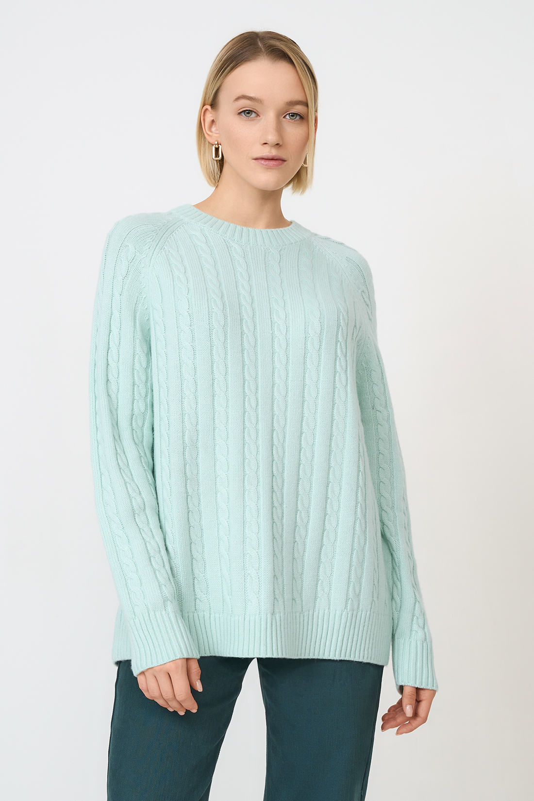 

Джемпер женский Baon B1323548 бирюзовый M, B1323548