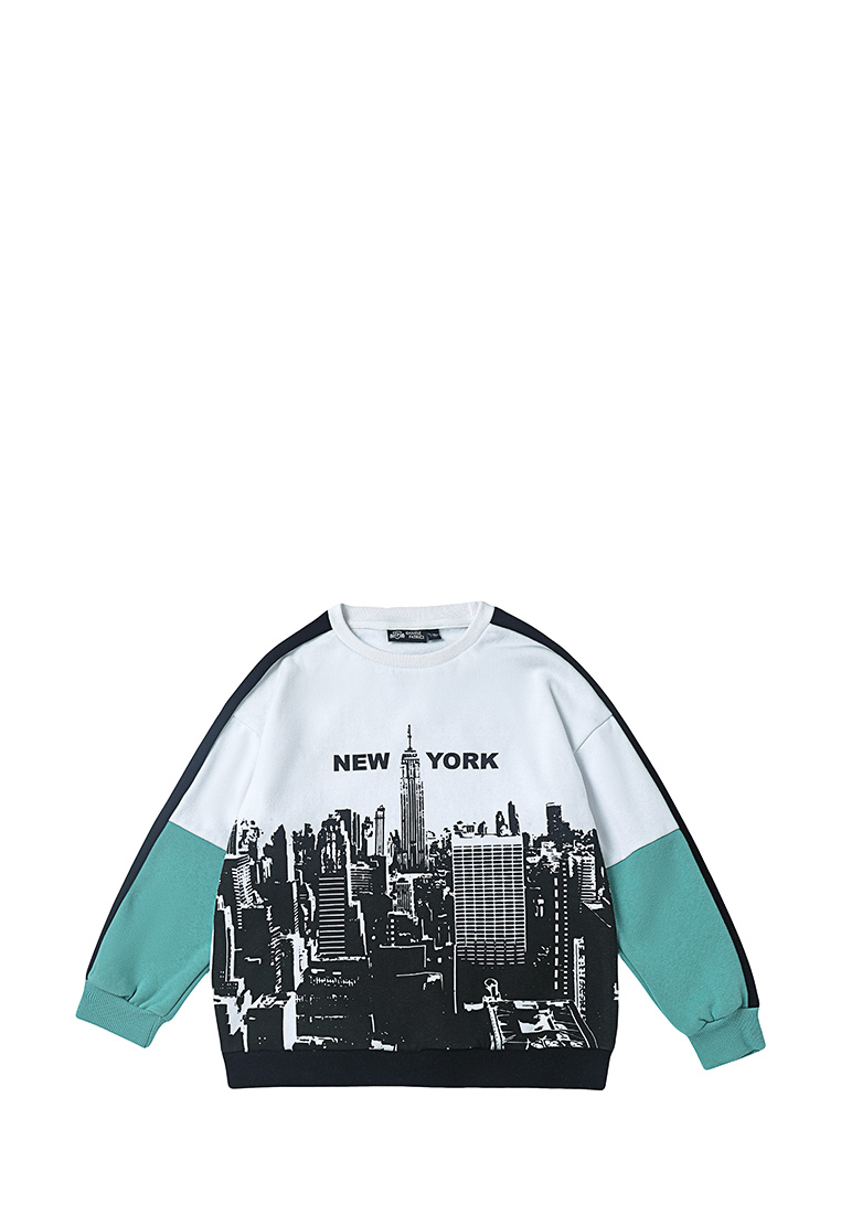 

Свитшот детский Daniele Patrici AW22C84003728, белый, зеленый, 146, AW22C84003728