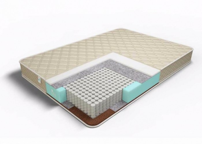 

Матрас Comfort Line Promo Eco2-Cocos2 S1000 165х200, Бежевый;белый;серый;серебристый, Promo Eco2-Cocos2 S1000