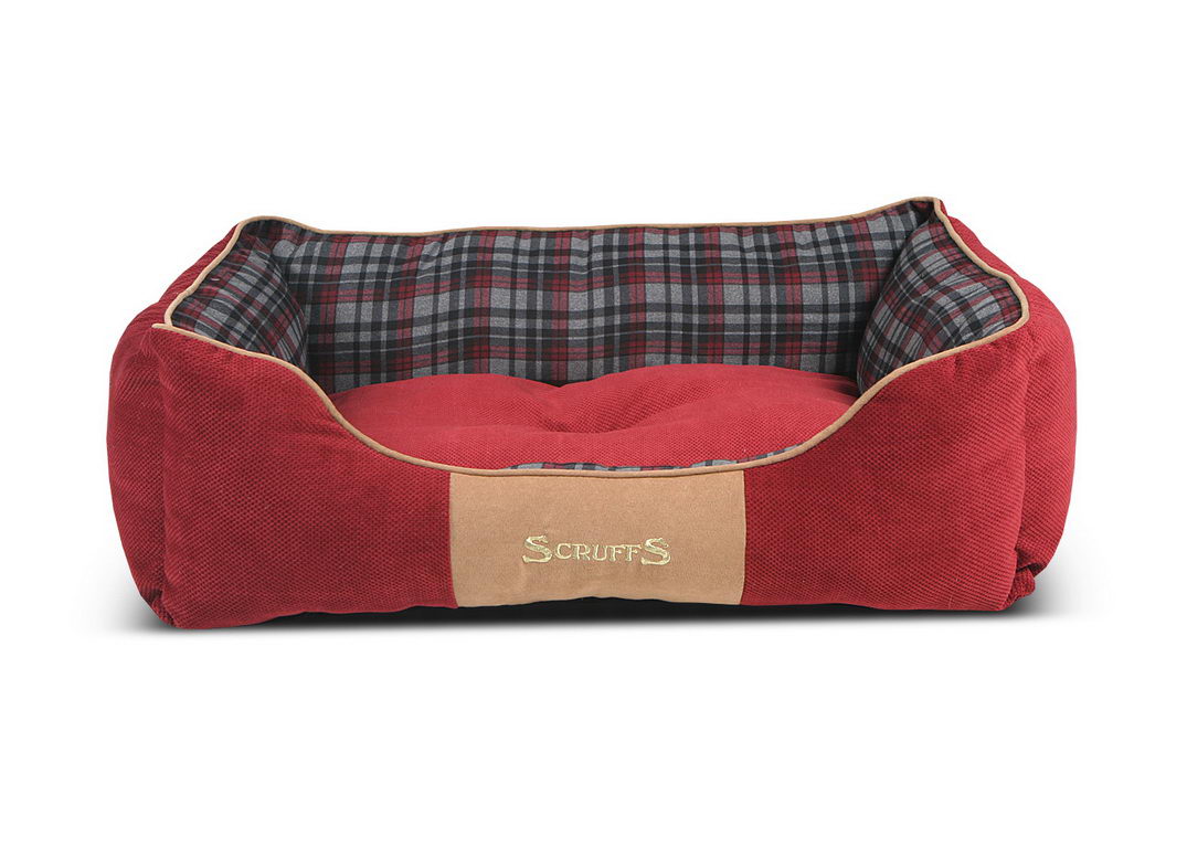 Лежанка для кошки Scruffs Highland текстиль 40x50x13см красный