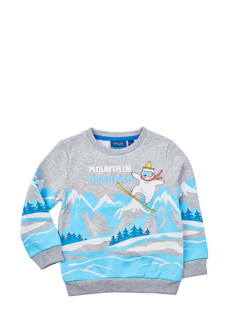 

Свитшот детский Max&Jessi AW22C27003721, светло-серый, 92, AW22C27003721