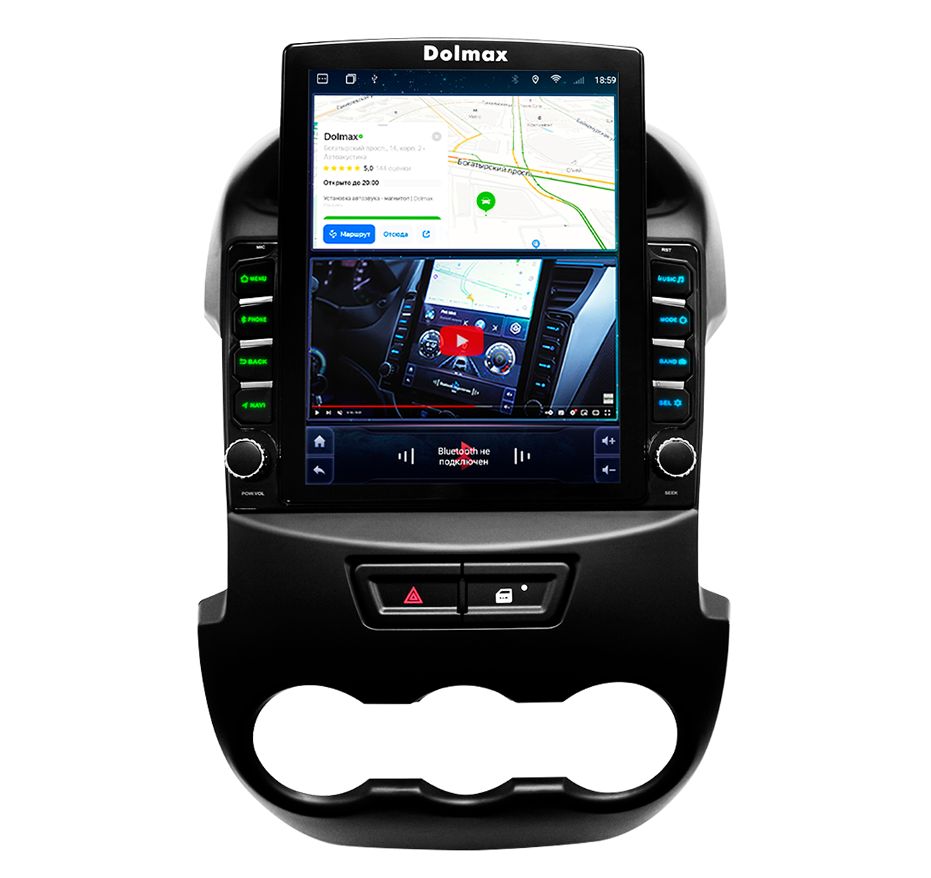 Штатная магнитола Dolmax TS-FR-RAN для FORD Ranger (DSP, CarPlay, 4G, 2/32 Гб, 8 ядер)