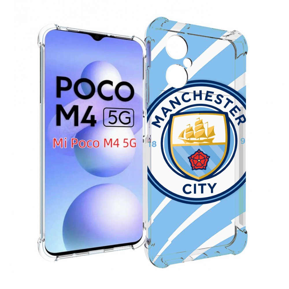 

Чехол MyPads фк манчестер сити для Xiaomi Poco M4 5G, Прозрачный, Tocco