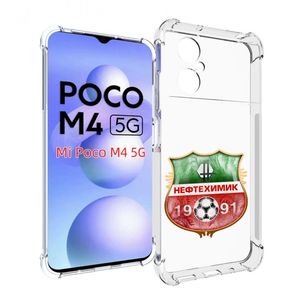 

Чехол MyPads фк нефтехимик нижнекамск для Xiaomi Poco M4 5G, Прозрачный, Tocco