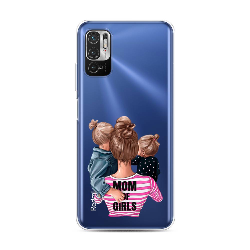 фото Силиконовый чехол "mom of girls" на xiaomi redmi note 10 5g awog