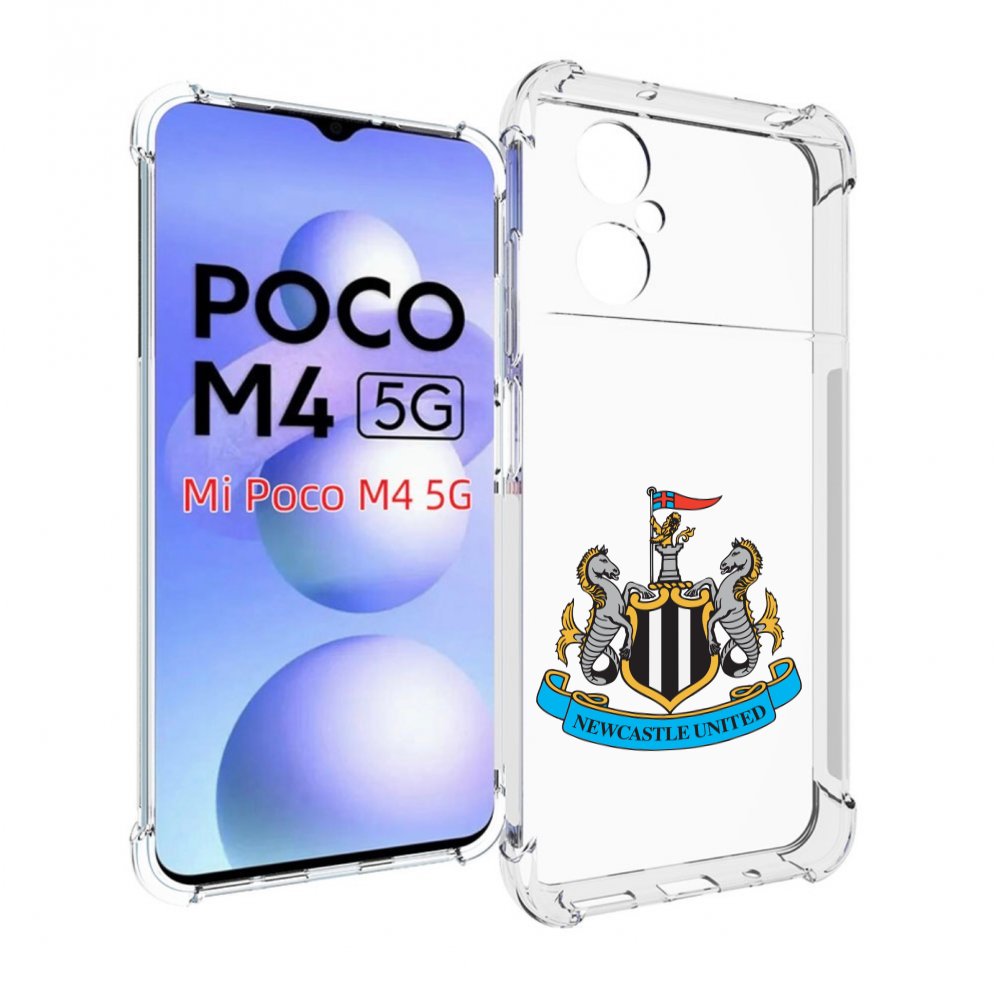 

Чехол MyPads фк ньюкасл для Xiaomi Poco M4 5G, Прозрачный, Tocco