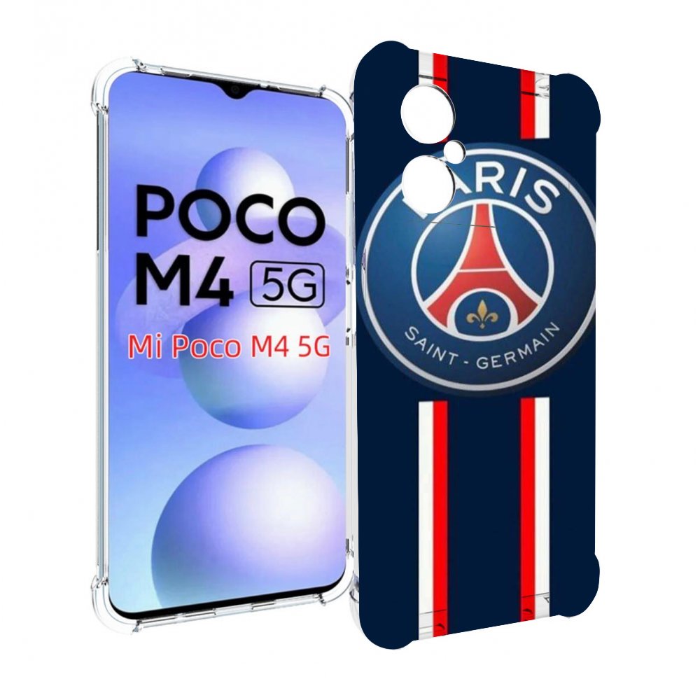 

Чехол MyPads фк псж для Xiaomi Poco M4 5G, Прозрачный, Tocco