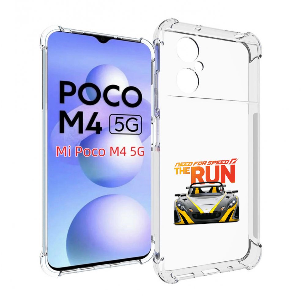 

Чехол MyPads гонка для Xiaomi Poco M4 5G, Прозрачный, Tocco