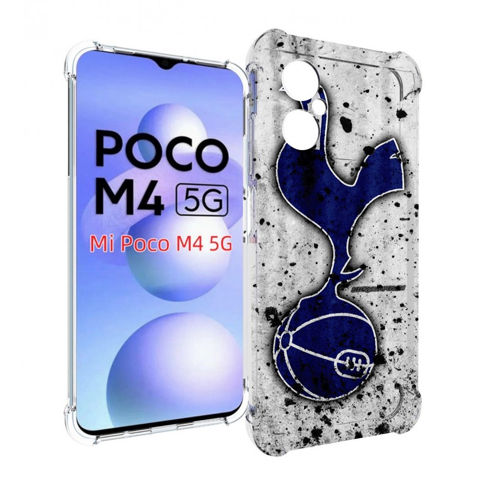 

Чехол MyPads фк тоттенхэм лондон для Xiaomi Poco M4 5G, Прозрачный, Tocco