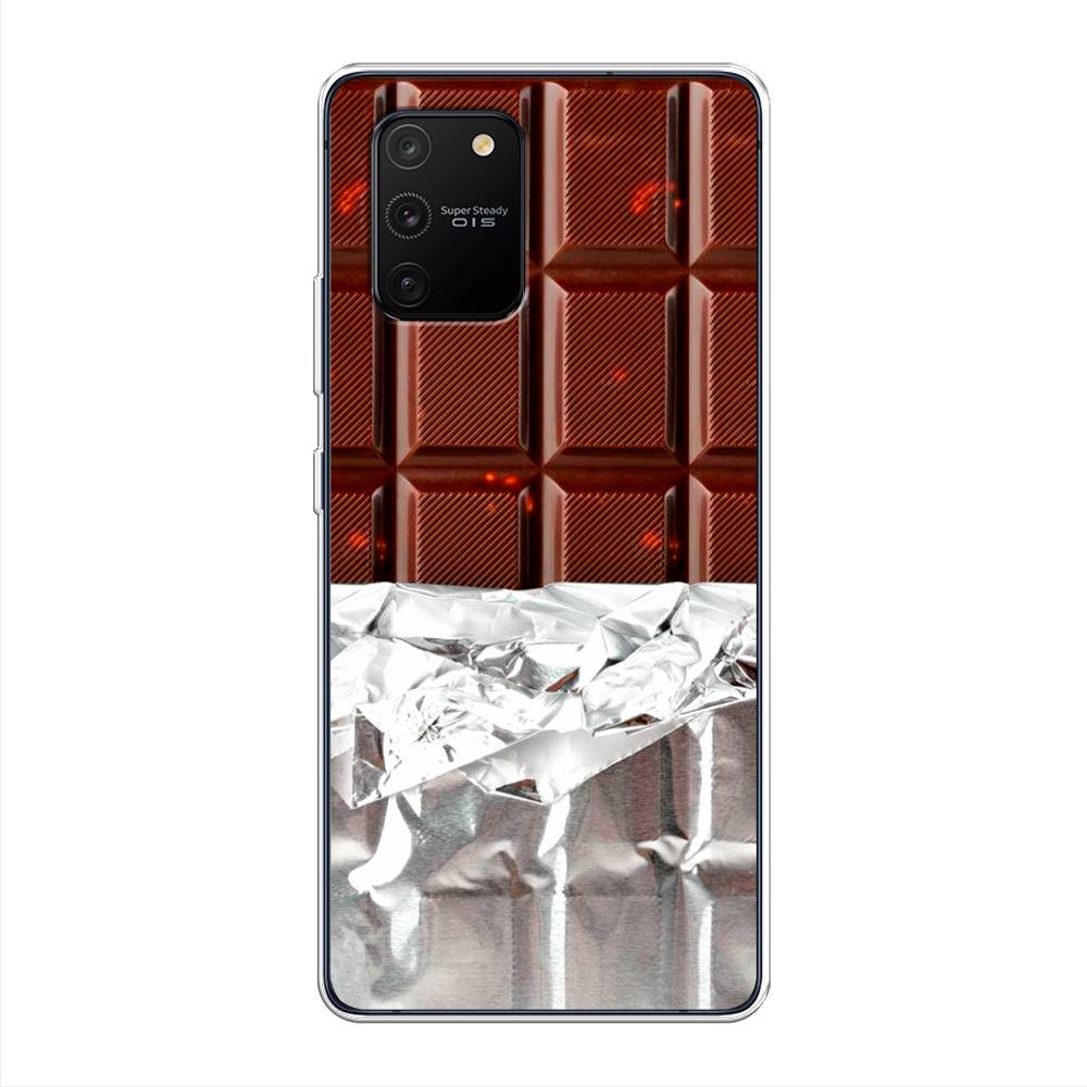 

Чехол на Samsung Galaxy A91 "Шоколад в обертке", Коричневый, 29950-6