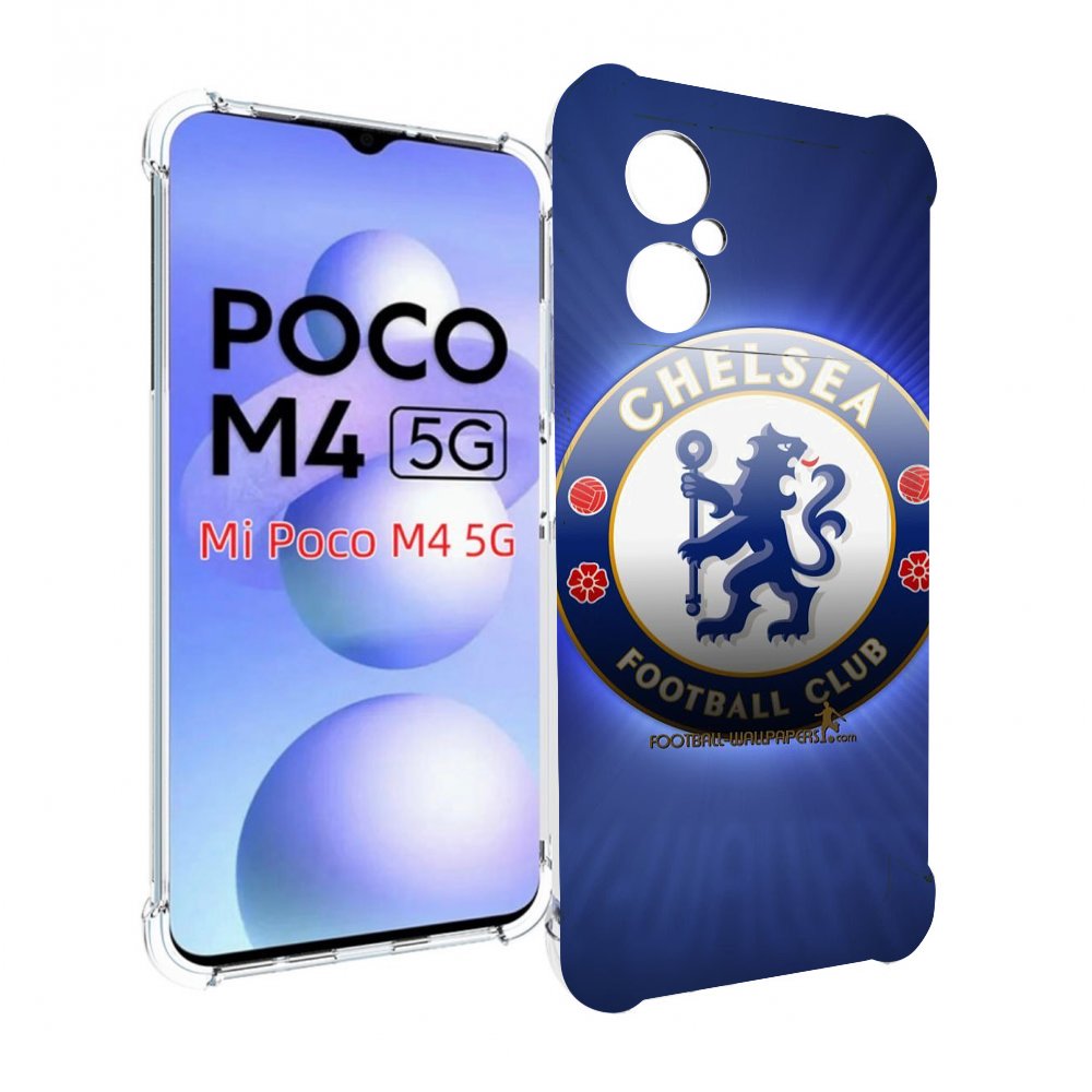 

Чехол MyPads фк челси лондон мужской для Xiaomi Poco M4 5G, Прозрачный, Tocco