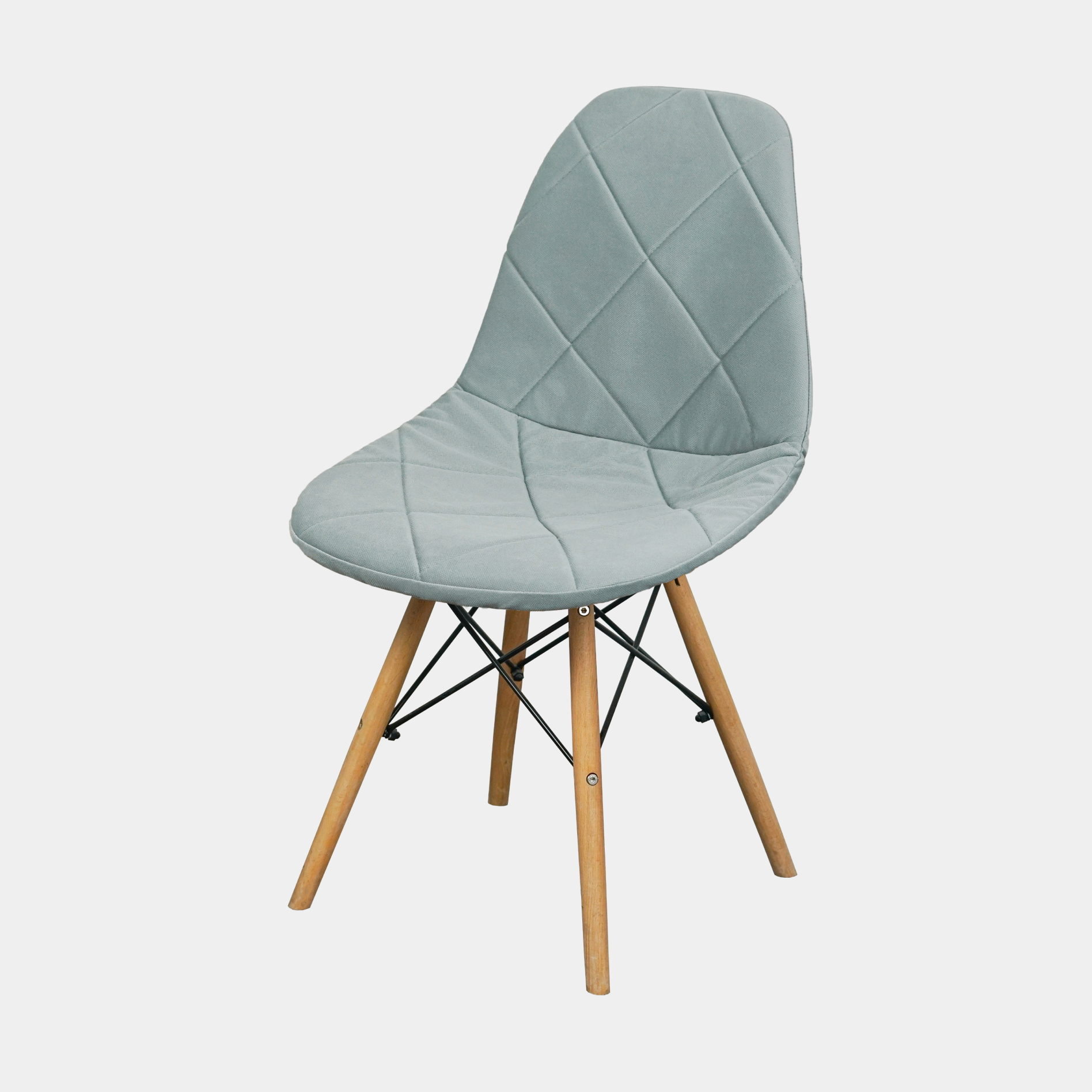 

Чехол на стул Eames DSW из микровелюра CHIEDOCOVER, серый, EAMES13MV