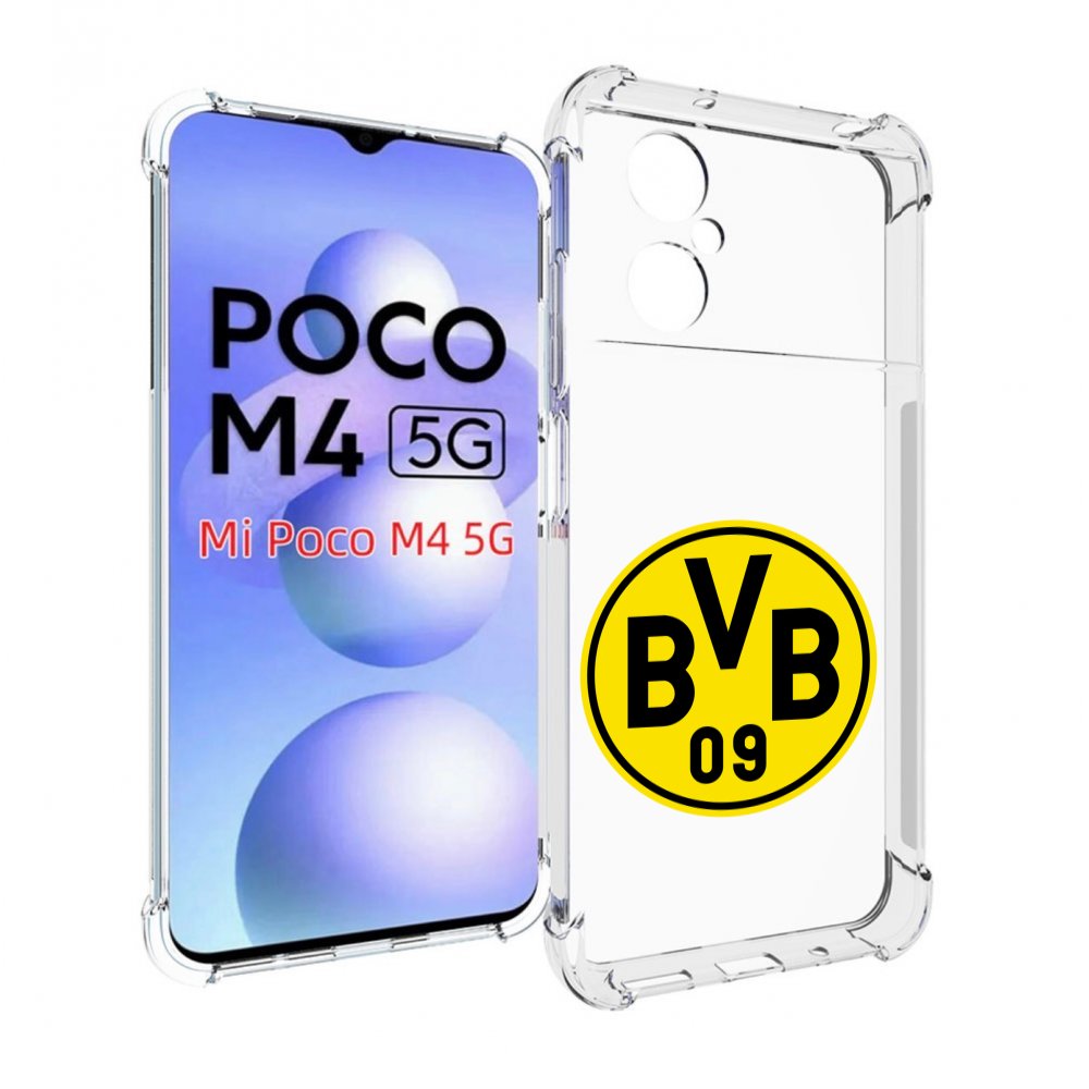 

Чехол MyPads фк-боруссия для Xiaomi Poco M4 5G, Прозрачный, Tocco