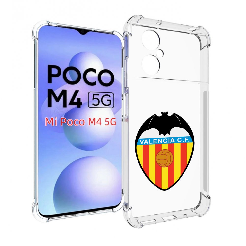 

Чехол MyPads фк-валенсия-2 для Xiaomi Poco M4 5G, Прозрачный, Tocco