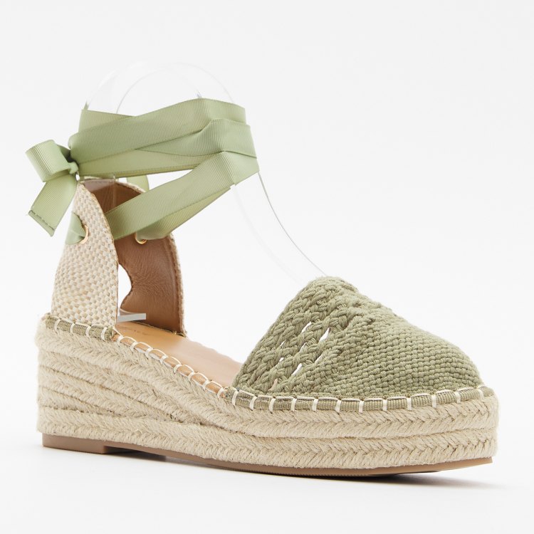 

Эспадрильи женские Tendance FR600-4 зеленые 36 EU, Зеленый, FR600-4