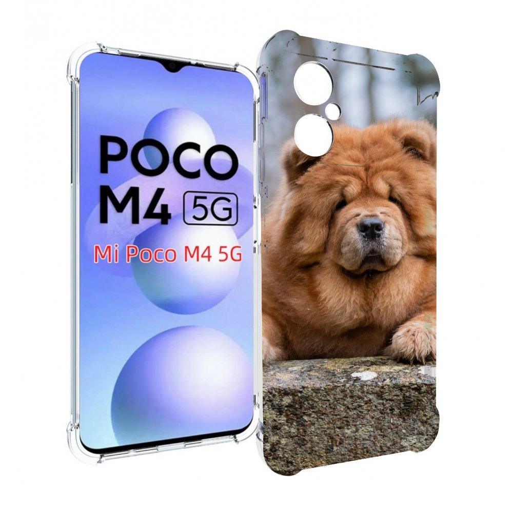 

Чехол MyPads чау чау для Xiaomi Poco M4 5G, Прозрачный, Tocco