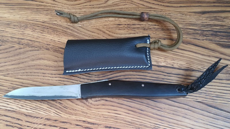 

Нож складной OHTA Higonokami 100mm, VG-10, Ebony (Эбен)