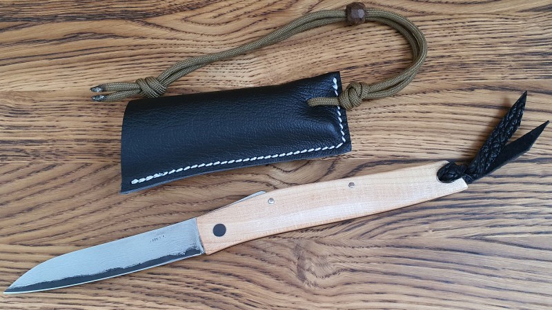

Нож складной OHTA Higonokami 100mm, VG-10, Maple (Клен)