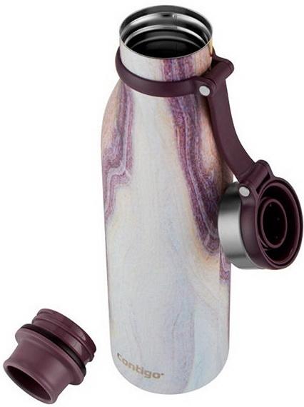 

Термобутылка Contigo Matterhorn Couture 0,59л белый фиолетовый