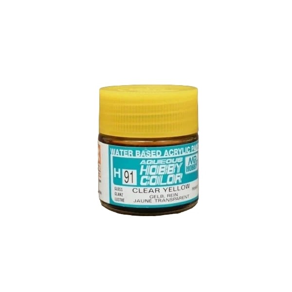 

H091 Лак глянцевый прозрачный-желтый 10мл CLEAR YELLOW