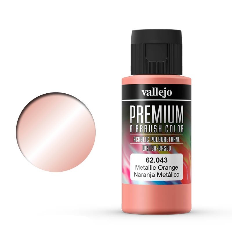 

V-62043 Металлик оранжевый. Краска акрил-уретановая Vallejo Premium