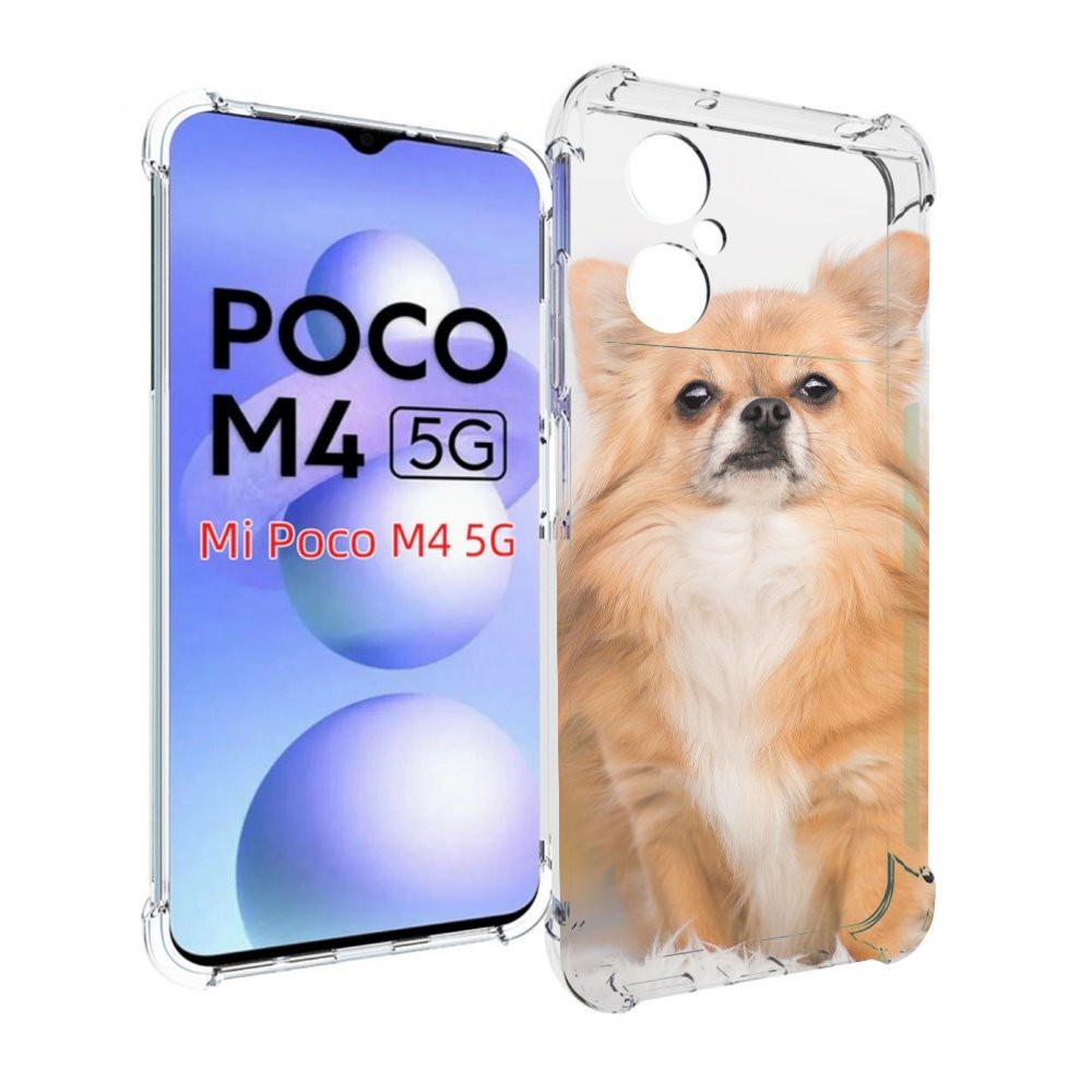 

Чехол MyPads чихуа хуа для Xiaomi Poco M4 5G, Прозрачный, Tocco