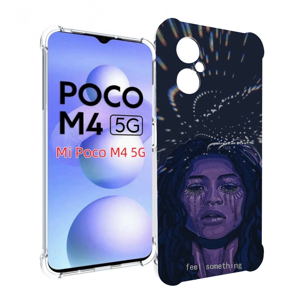 

Чехол MyPads чувствую себя непонятно женский для Xiaomi Poco M4 5G, Прозрачный, Tocco