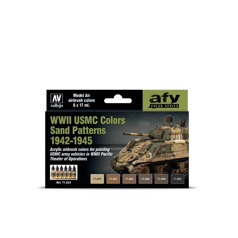 V-71624 Набор Model Air WWII USMC COLORS SAND PATTERNS 6цв.