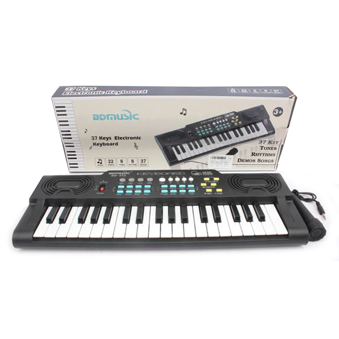 

Синтезатор, звук, микрофон, запись, 37 клавиш Наша Игрушка BD-373, BD-373