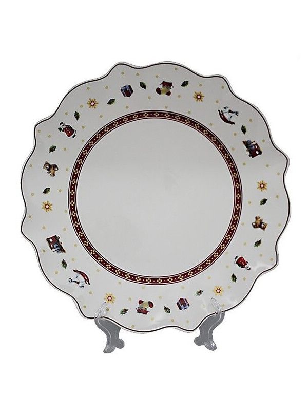 

Блюдо сервировочное Lenardi Новогодний фарфор 29,5см 105-604
