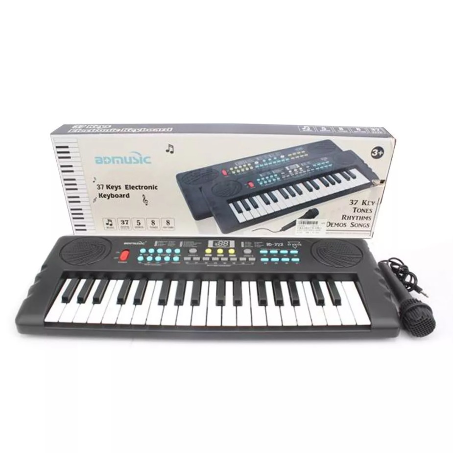 

Синтезатор 37 клавиш, звук, микрофон, запись Наша Игрушка BD-372, BD-372