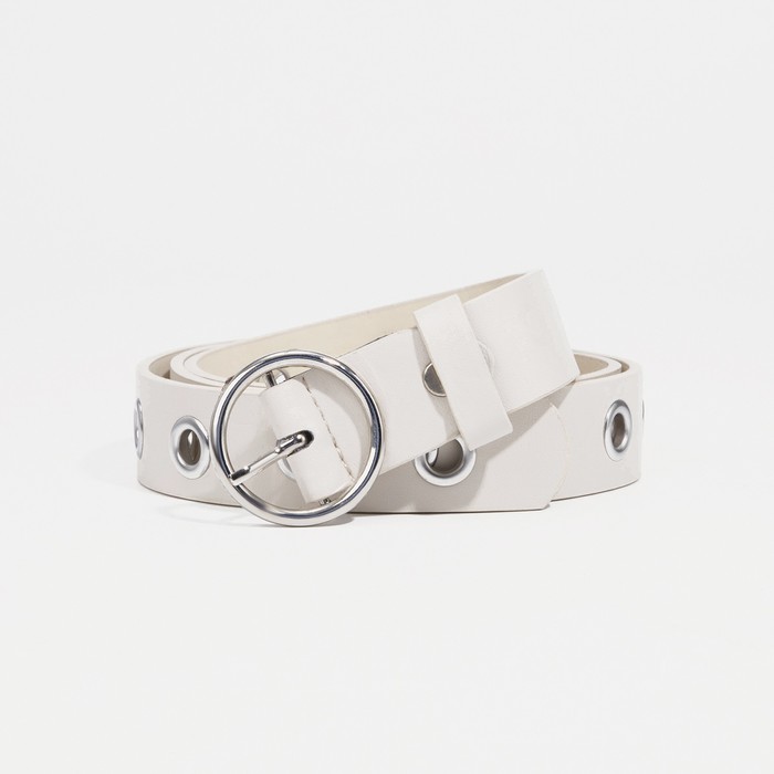 

Ремень женский NoBrand 9345233 бежевый, 115 см, 9345233