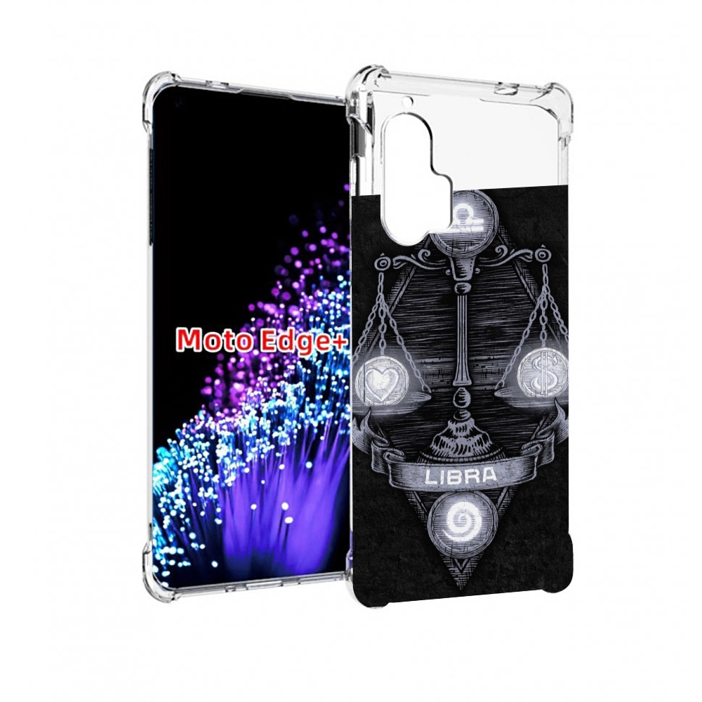 

Чехол MyPads знак зодиака весы 2 для Motorola Edge+ Plus, Прозрачный, Tocco