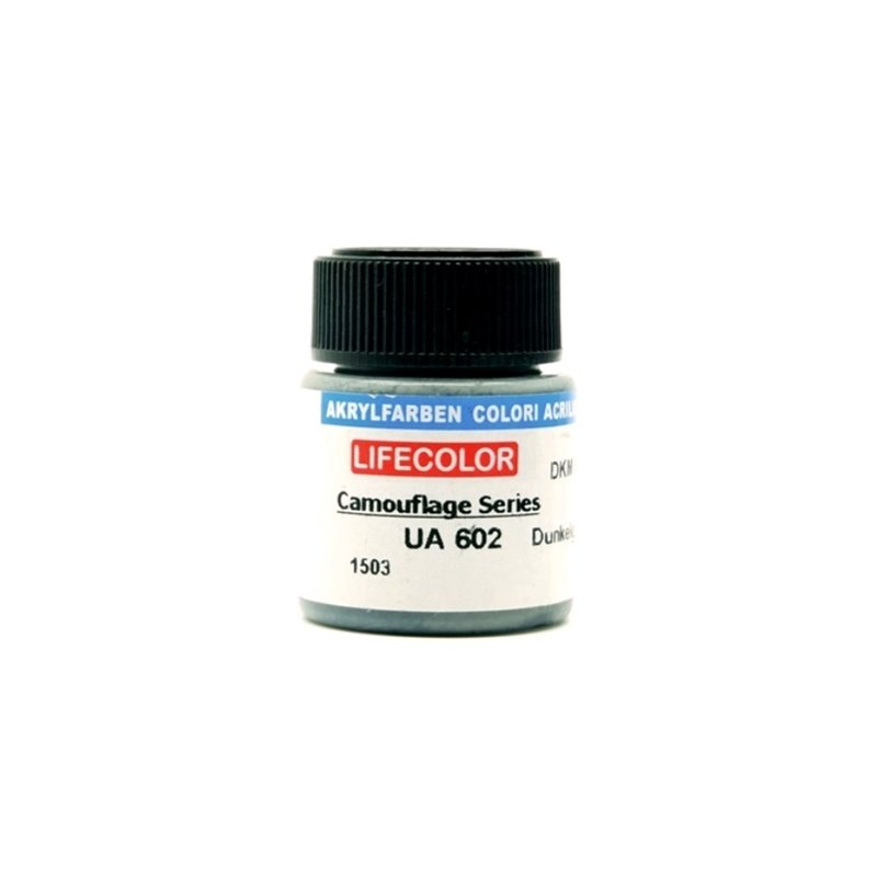 фото Ua602 краска акриловая dunkelgrau dkm 51 dark grey lifecolor