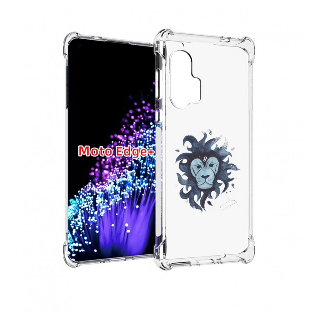 

Чехол MyPads знак зодиака лев 5 для Motorola Edge+ Plus, Прозрачный, Tocco