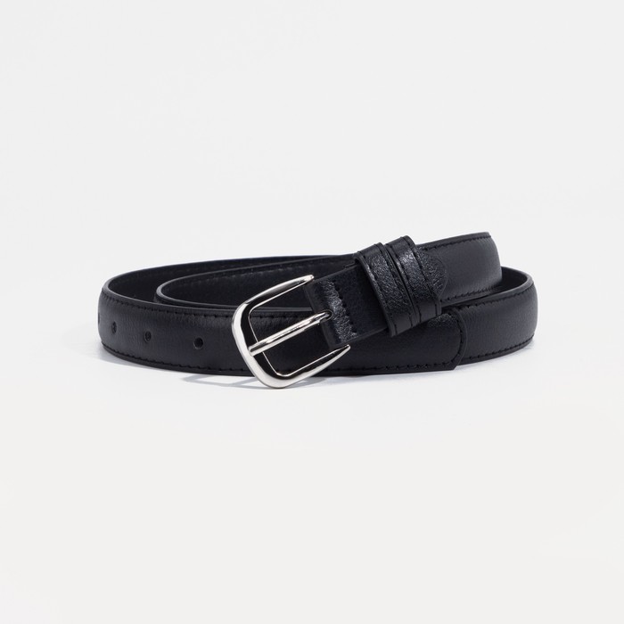 

Ремень женский NoBrand 9291588 чёрный, 115 см, Черный, 9291588