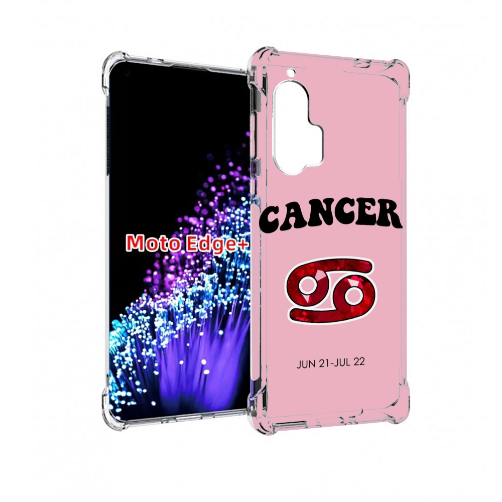 

Чехол MyPads знак зодиака рак 1 для Motorola Edge+ Plus, Прозрачный, Tocco