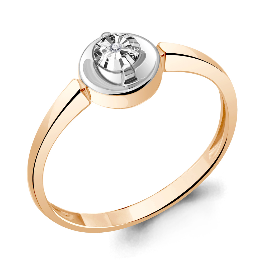 

Кольцо из красного золота с бриллиантом Aquamarine Aquamarine 963957к_585_кз р, 963957к_585_кз