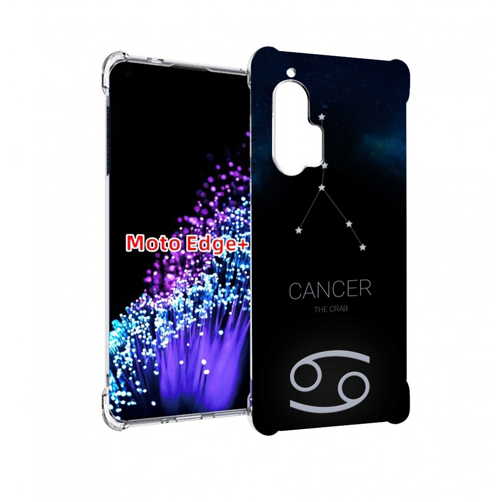

Чехол MyPads знак зодиака рак 2 для Motorola Edge+ Plus, Прозрачный, Tocco