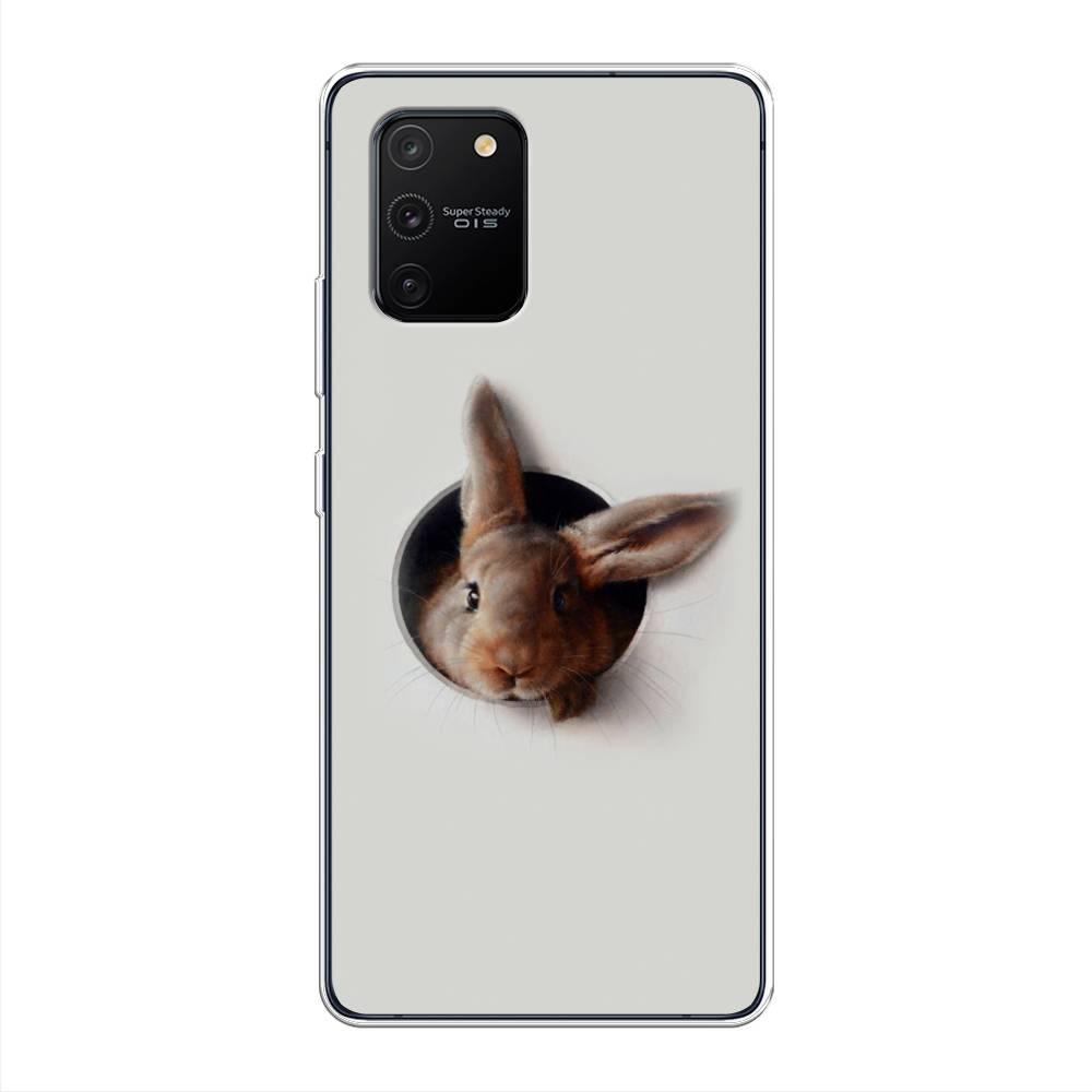 

Чехол для Samsung Galaxy A91/S10 Lite "Любопытный кролик", Серый;коричневый, 29950-1