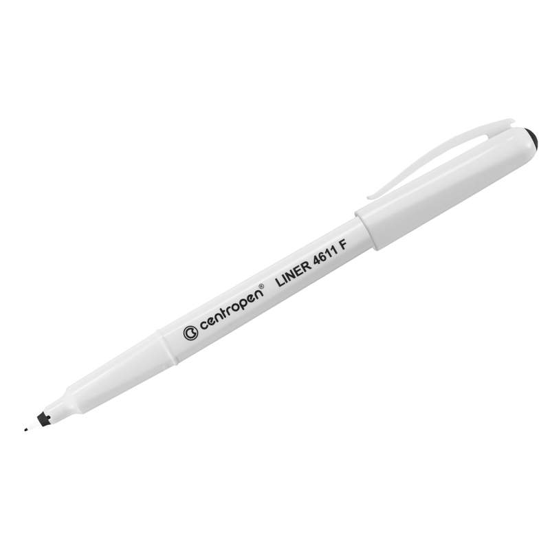 

Ручка капиллярная Centropen "Liner 4611" черная, 0,3мм, трехгранная, 2 4611 0112