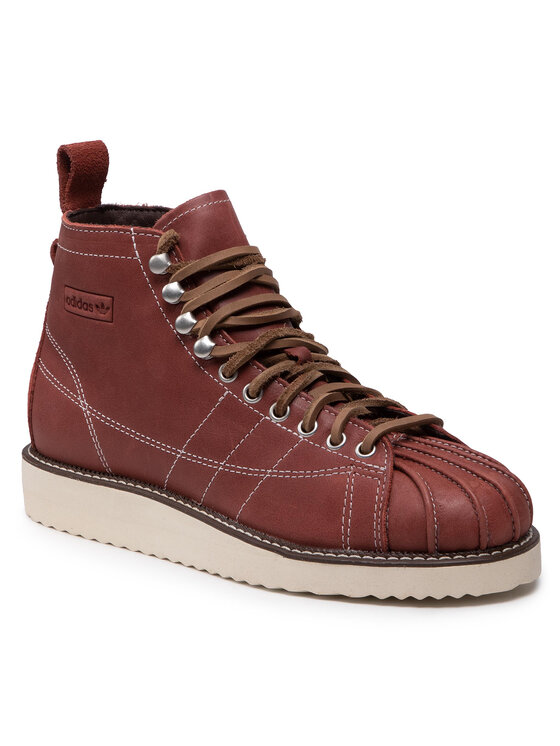 

Кеды Superstar Boot FZ2642 adidas Темно-красный 37 EU, Superstar Boot FZ2642