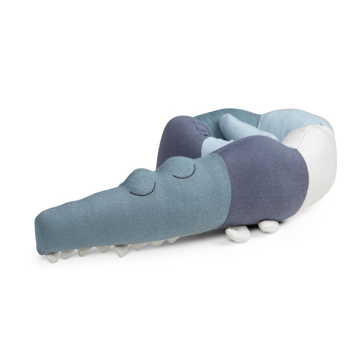 Подушка-игрушка Sebra Крокодил, голубой, мини подушка массажная sm 329x голубой