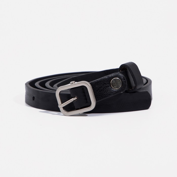 

Ремень женский NoBrand 9345193 чёрный, 115 см, Черный, 9345193