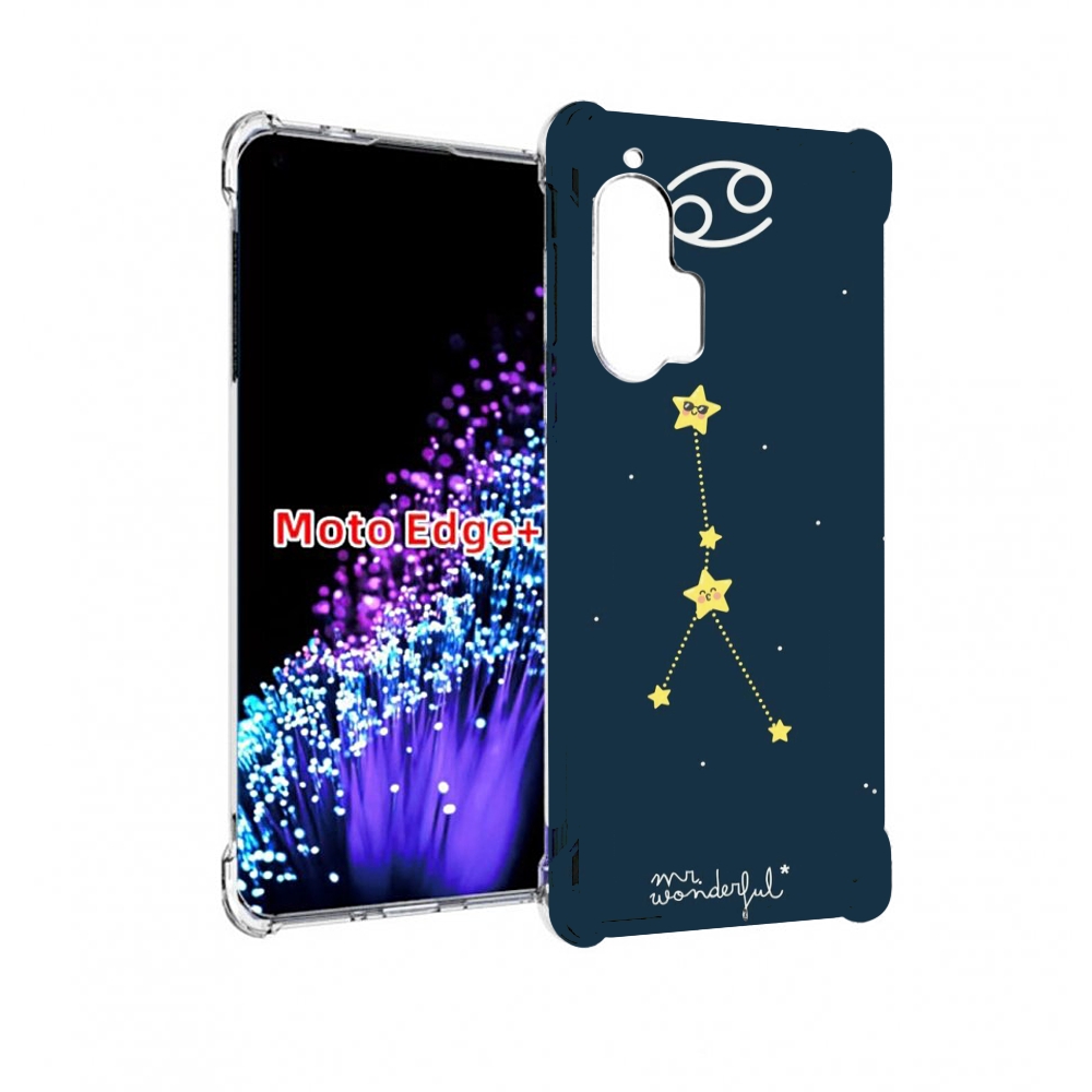 

Чехол MyPads знак-зодиака-рак-3 для Motorola Edge+ Plus, Прозрачный, Tocco