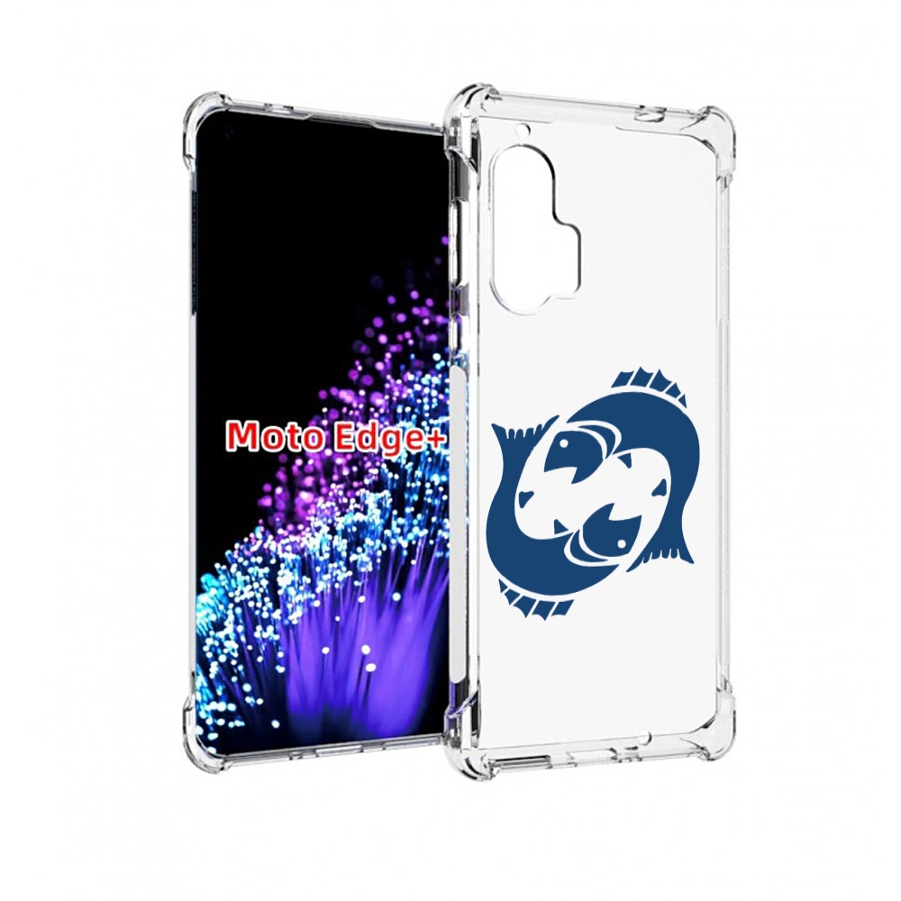 

Чехол MyPads знак-зодиака-рыбы-7 для Motorola Edge+ Plus, Прозрачный, Tocco