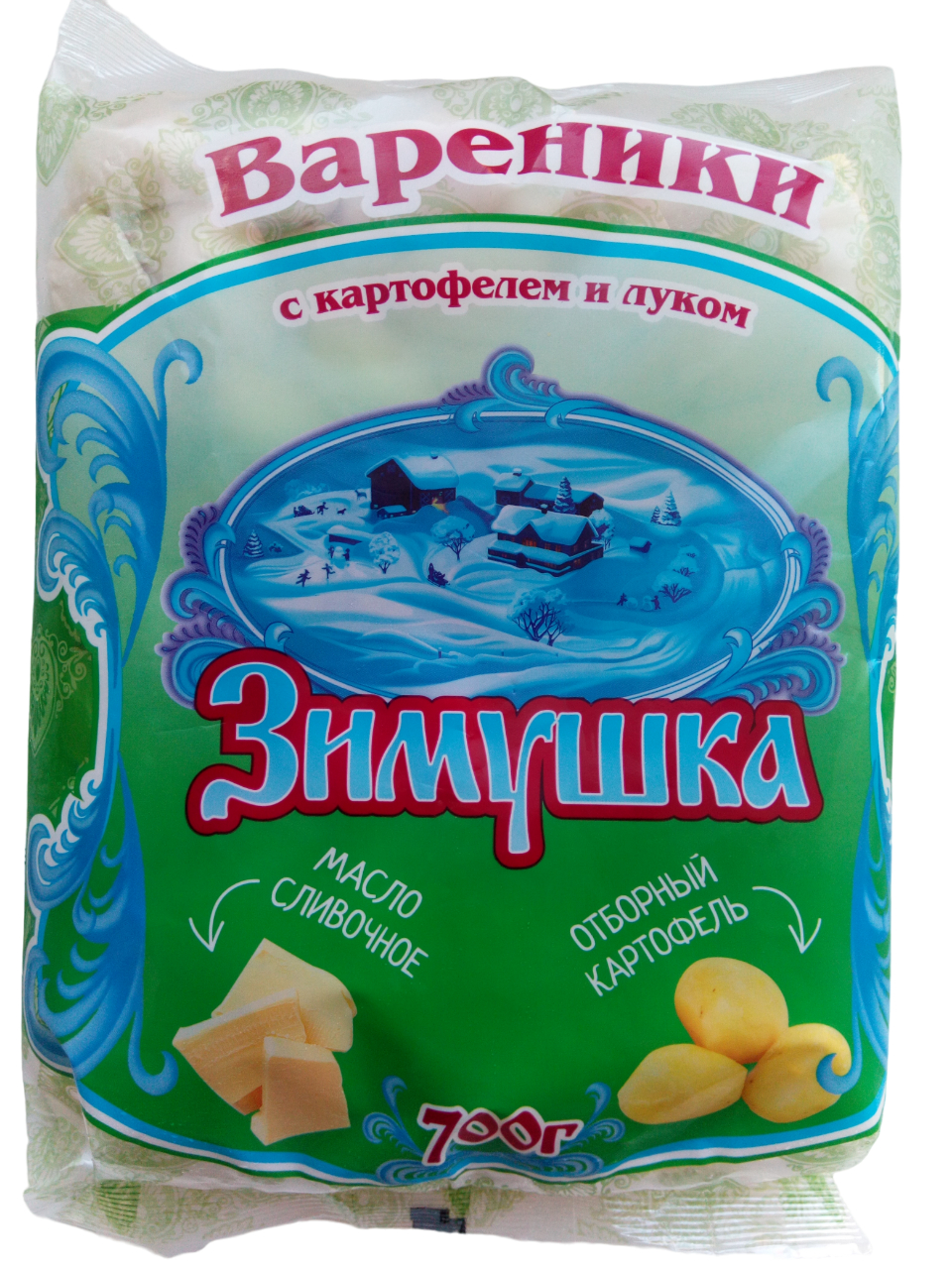 

Вареники Зимушка с картофелем и луком, 700 г